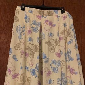 Lularoe Madison Skirt Unicorn! Bikes and puppies!